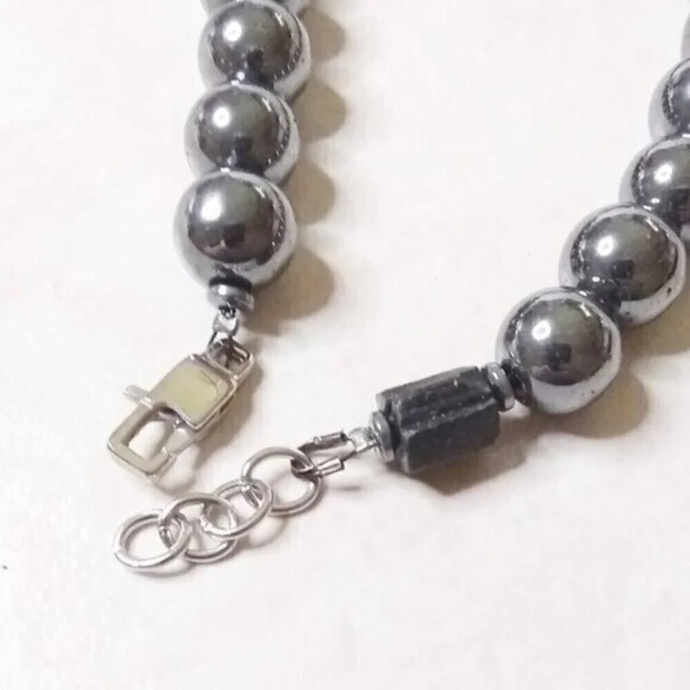Handsome! Men's Protection Bracelet: Hematite, Tigereye, Raw Black Tourmaline 8